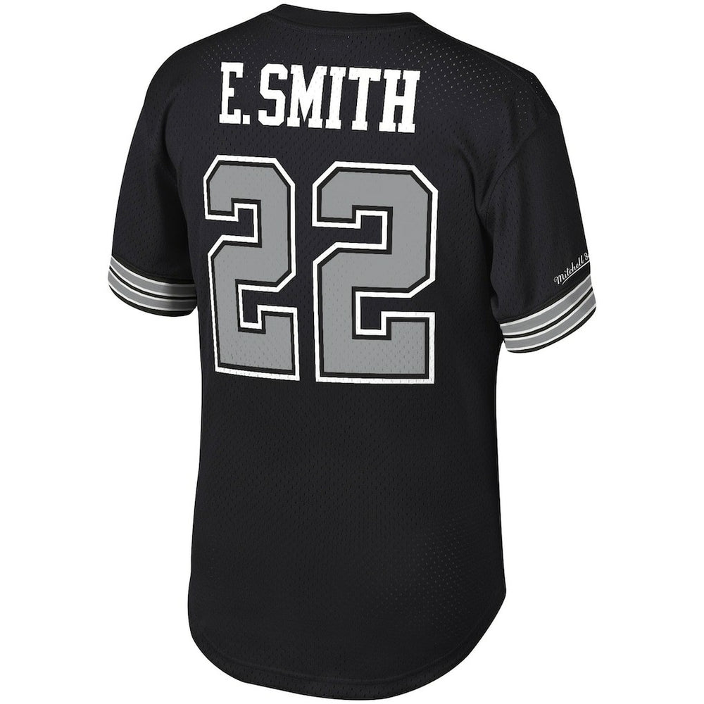 Emmitt Smith Dallas Cowboys Retired Player Name & Number Mesh Top Black