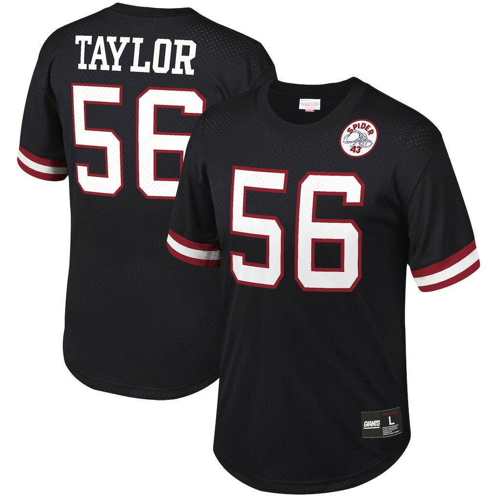 Lawrence Taylor New York Giants Retired Player Name & Number Mesh Top Black