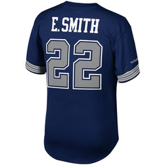 Emmitt Smith Dallas Cowboys Retired Player Name & Number Mesh Top Navy