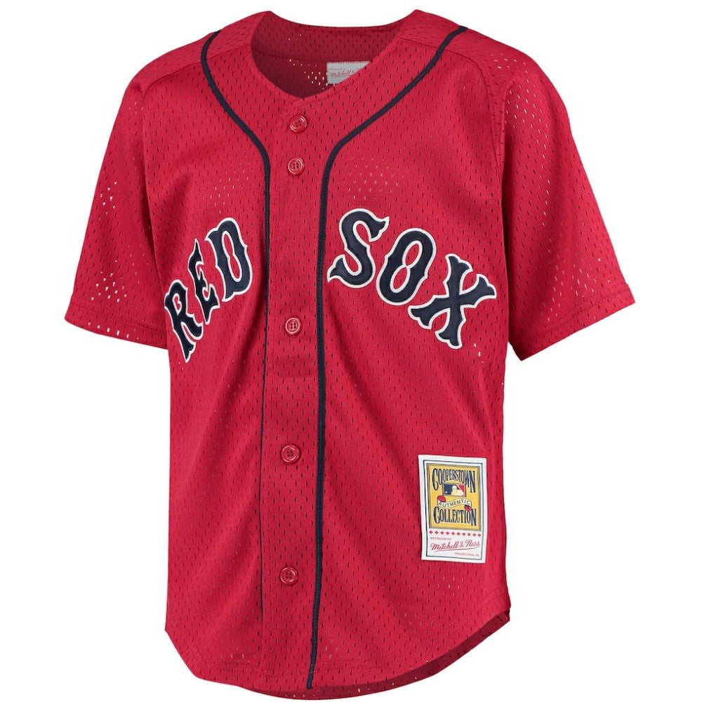 David Ortiz Boston Red Sox Mitchell & Ness Youth Cooperstown Collection Batting Practice Jersey - Red Jerseys