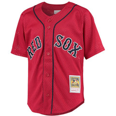David Ortiz Boston Red Sox Mitchell & Ness Youth Cooperstown Collection Batting Practice Jersey - Red Jerseys