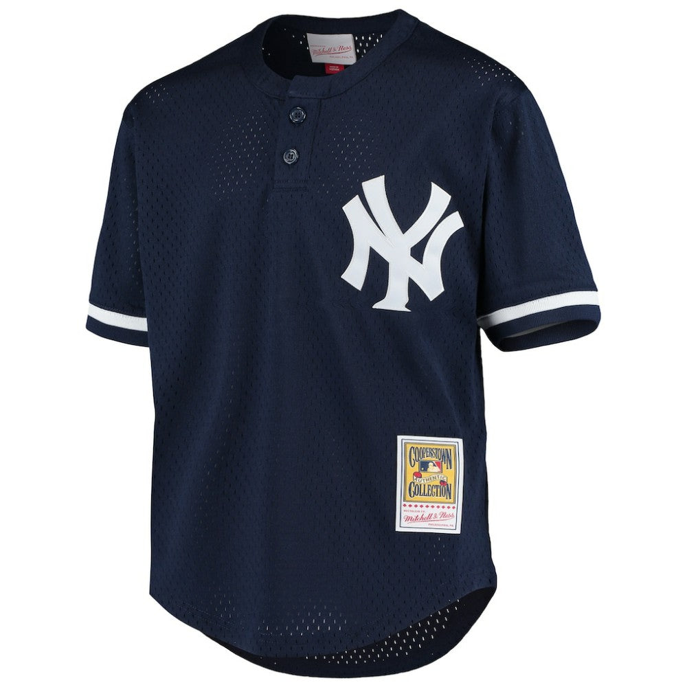 Derek Jeter New York Yankees Mitchell & Ness Youth Cooperstown Collection Mesh Batting Practice Jersey - Navy Jerseys