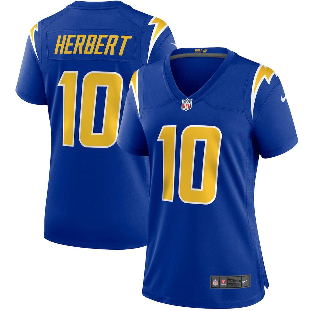 Justin Herbert Los Angeles Chargers Women's Game Jersey Royal