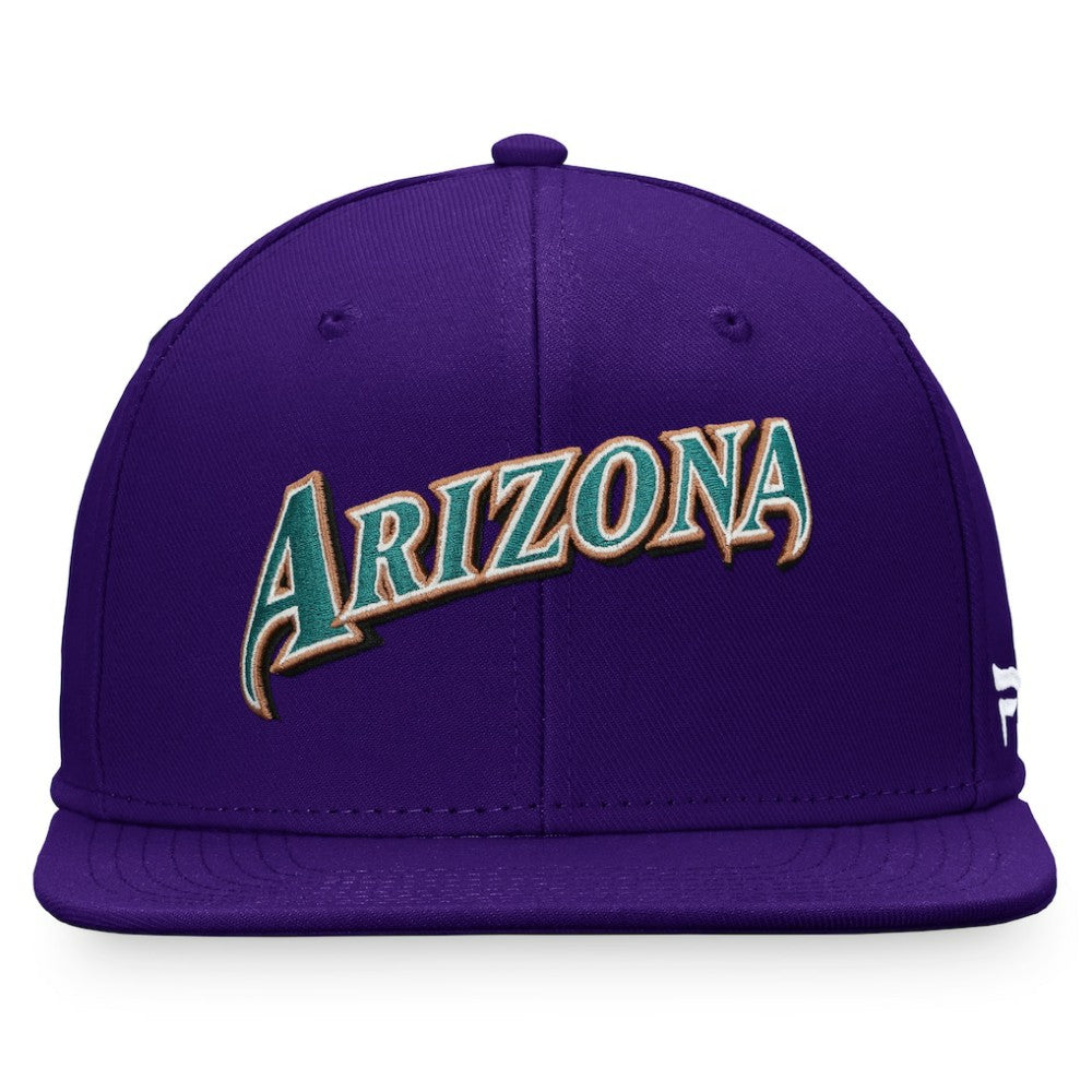 Arizona Diamondbacks Fanatics Cooperstown Collection Fitted Hat - Purple Hats