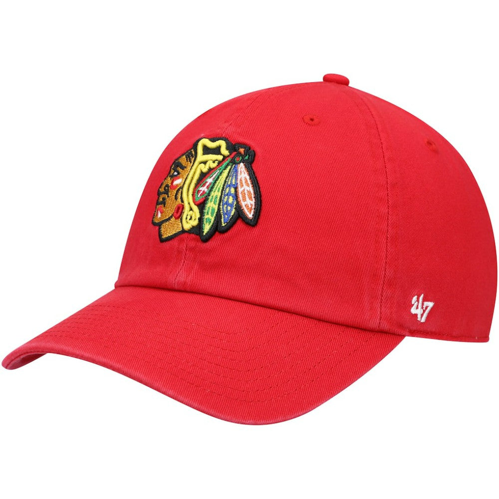 NHL Chicago Blackhawks '47 Clean Up Adjustable Hat - Red