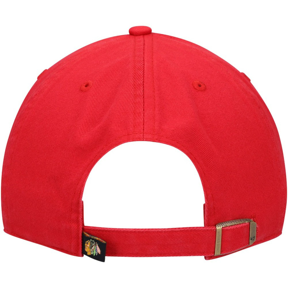 NHL Chicago Blackhawks '47 Clean Up Adjustable Hat - Red