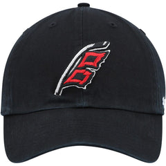 NHL Carolina Hurricanes '47 Alternate Logo Clean Up Adjustable Hat - Black