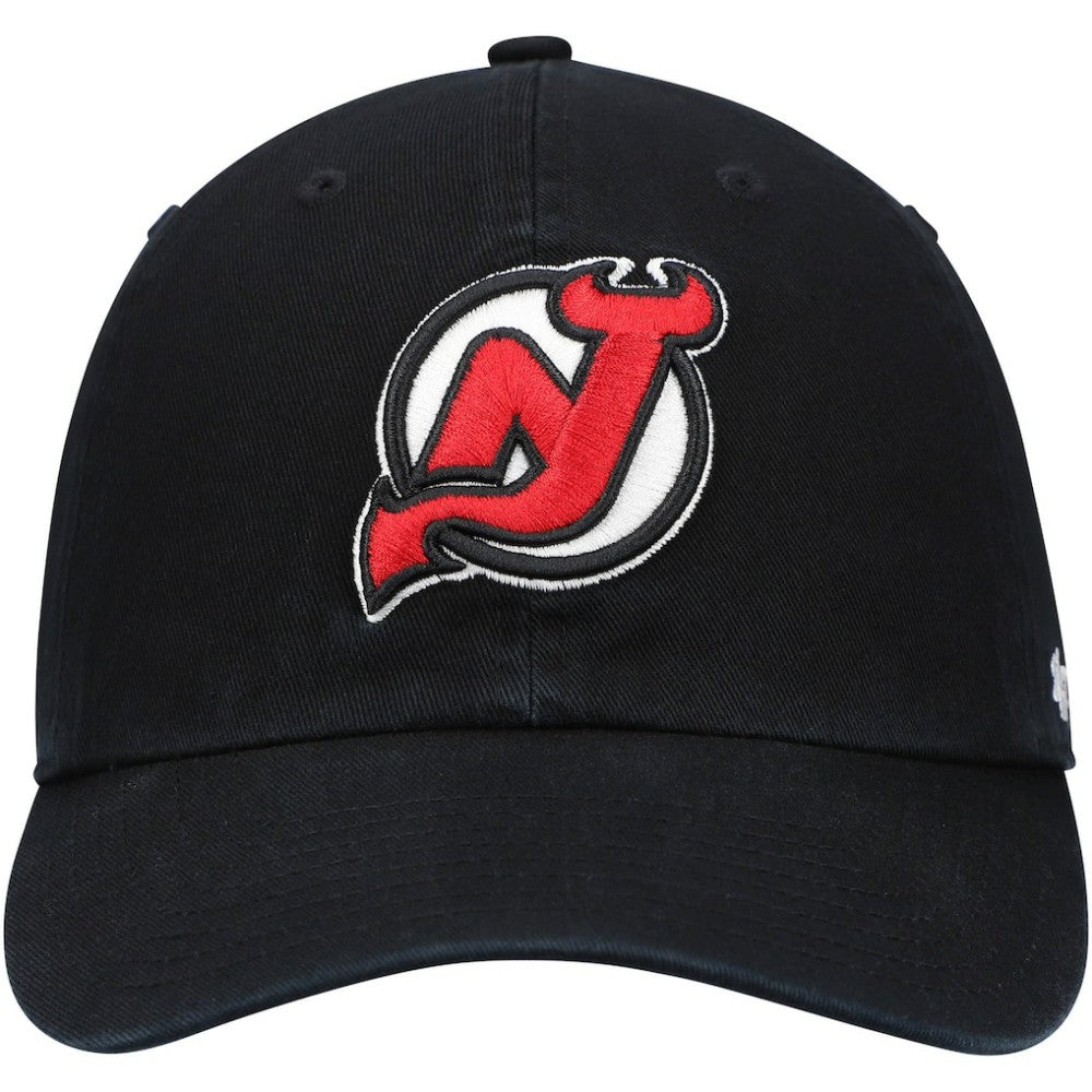 NHL New Jersey Devils '47 Primary Logo Clean Up Adjustable Hat - Black