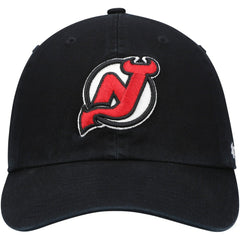 NHL New Jersey Devils '47 Primary Logo Clean Up Adjustable Hat - Black