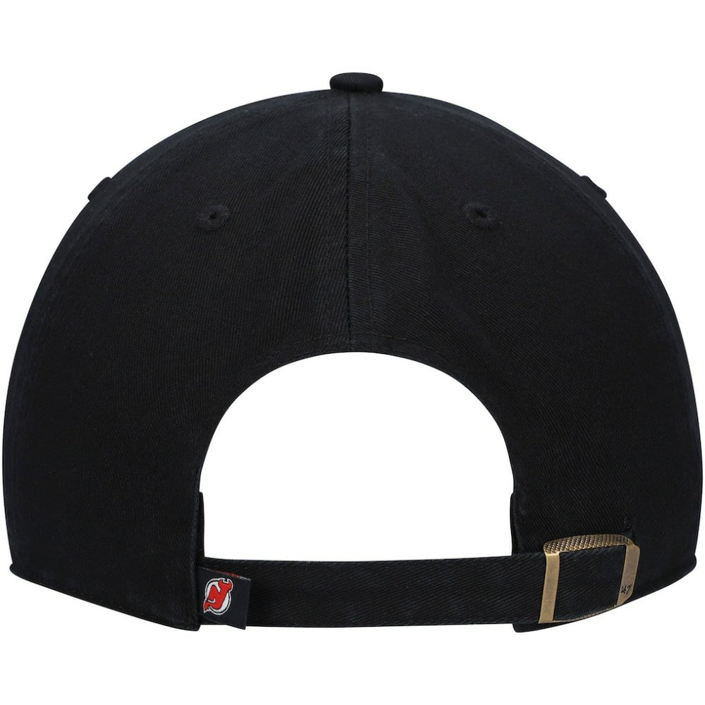 NHL New Jersey Devils '47 Primary Logo Clean Up Adjustable Hat - Black