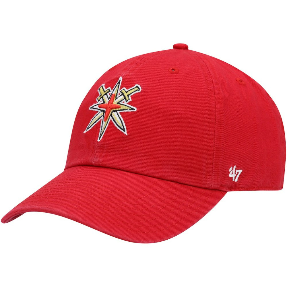 NHL Vegas Golden Knights '47 Clean Up Adjustable Hat - Red