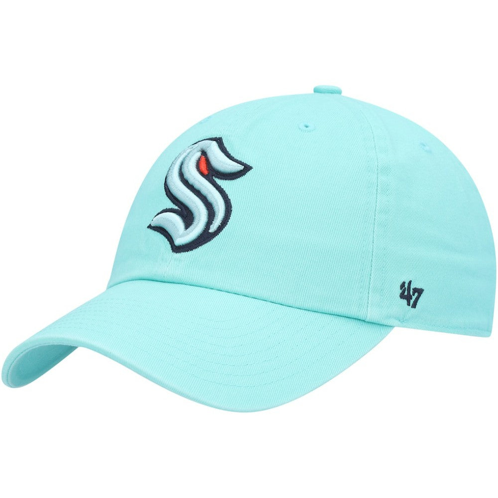 NHL Seattle Kraken '47 Logo Clean Up Adjustable Hat - Light Blue