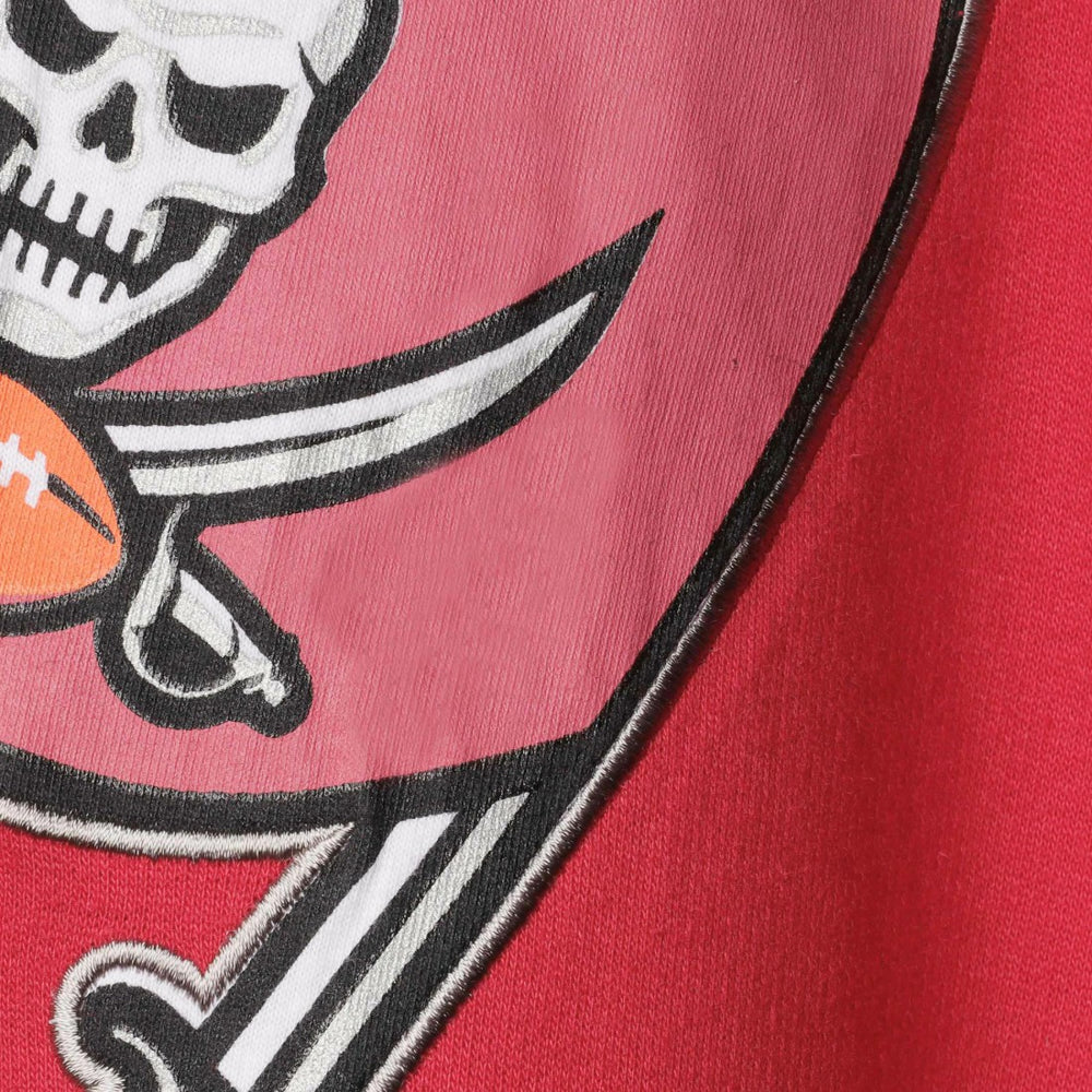 Tampa Bay Buccaneers Big & Tall Block Party Pullover Hoodie Red/Pewter