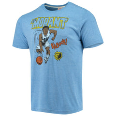 Ja Morant Memphis Grizzlies Homage Comic Book Player Tri-Blend T-Shirt Light Blue