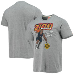 Zion Williamson New Orleans Pelicans Homage Comic Book Player Tri-Blend T-Shirt Heathered Gray