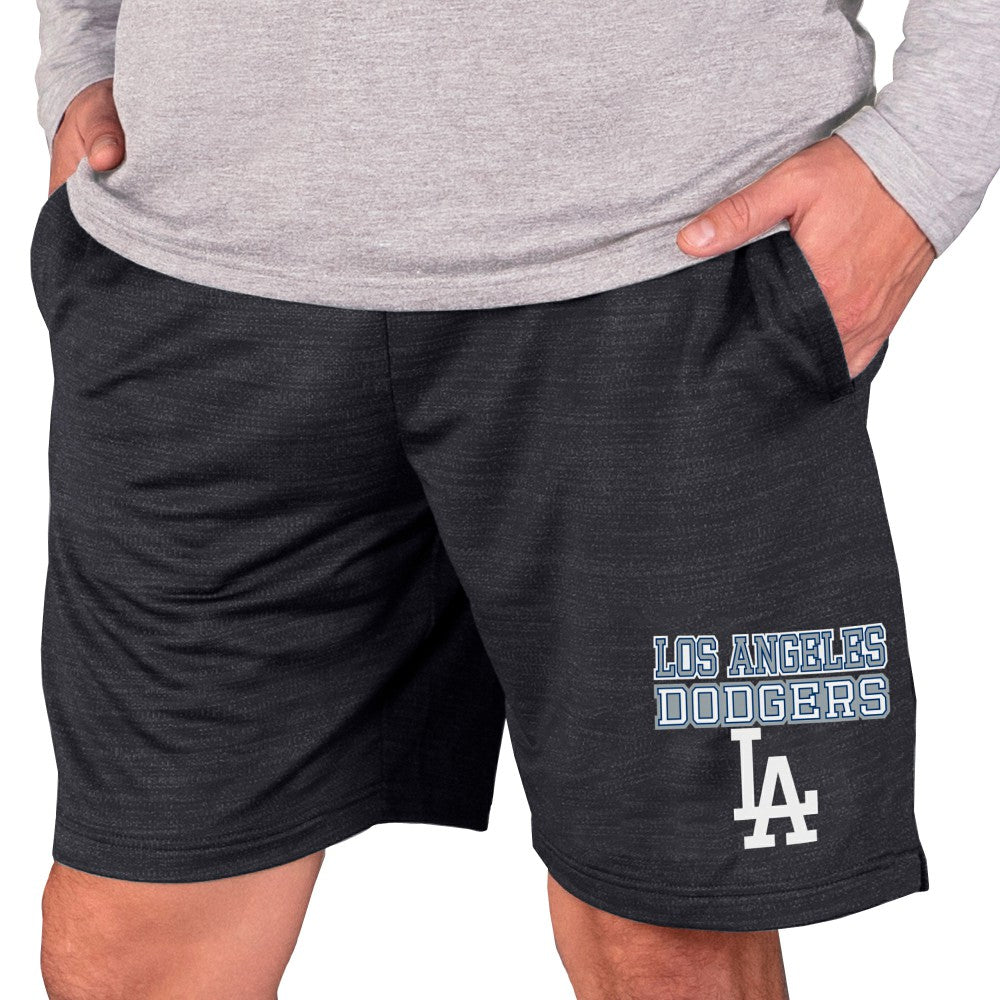 Los Angeles Dodgers Concepts Sport Bullseye Knit Jam Shorts - Charcoal Shorts