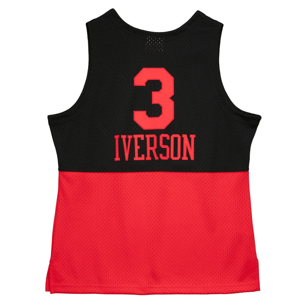 Allen Iverson Philadelphia 76ers 2003/04 Hardwood Classics Reload 2.0 Swingman Jersey Black