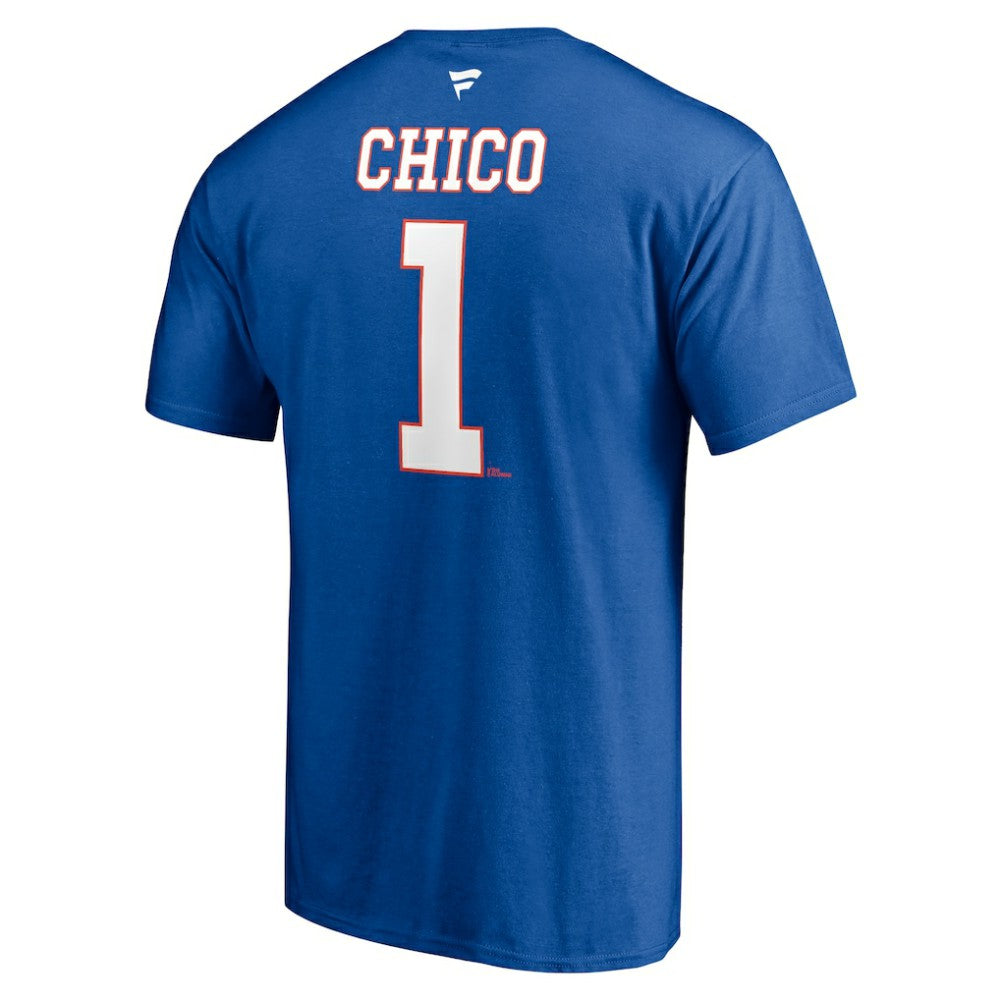 NHL Glenn Resch New York Islanders Fanatics Authentic Stack Retired Player Nickname & Number T-Shirt - Royal