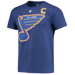 NHL Wayne Gretzky St. Louis Blues Fanatics Authentic Stack Retired Player Nickname & Number T-Shirt - Blue