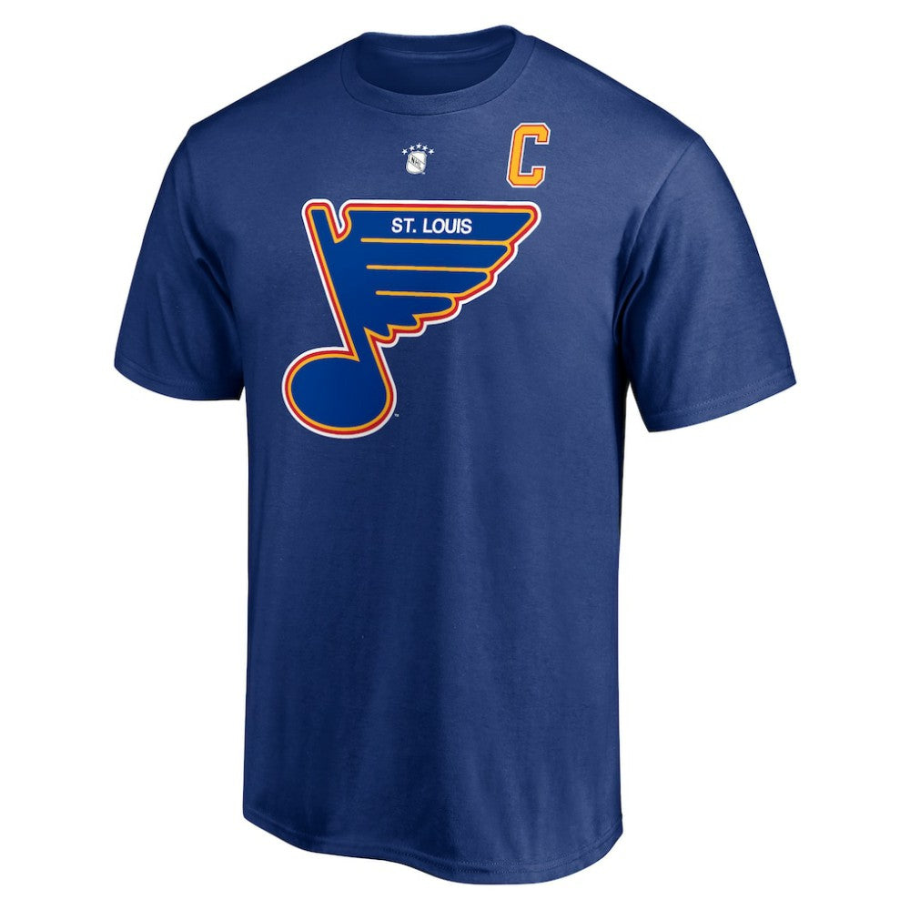 NHL Brett Hull St. Louis Blues Fanatics Authentic Stack Retired Player Nickname & Number T-Shirt - Blue
