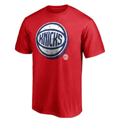 New York Knicks Red White & Team T-Shirt Red
