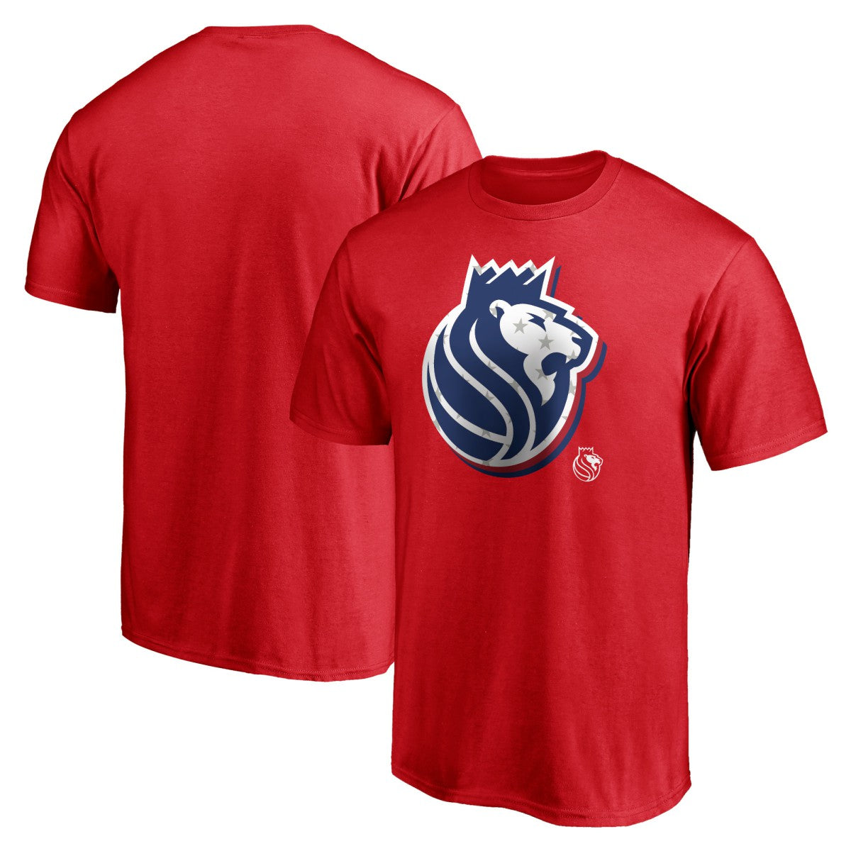Sacramento Kings Red White & Team T-Shirt Red