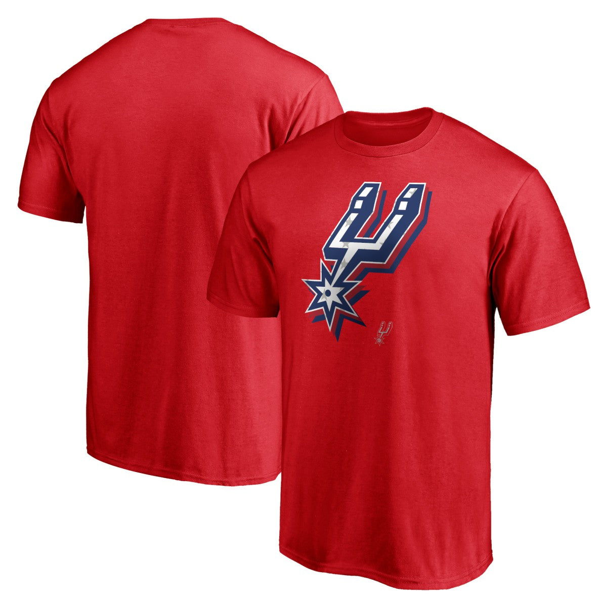 San Antonio Spurs Red White & Team T-Shirt Red