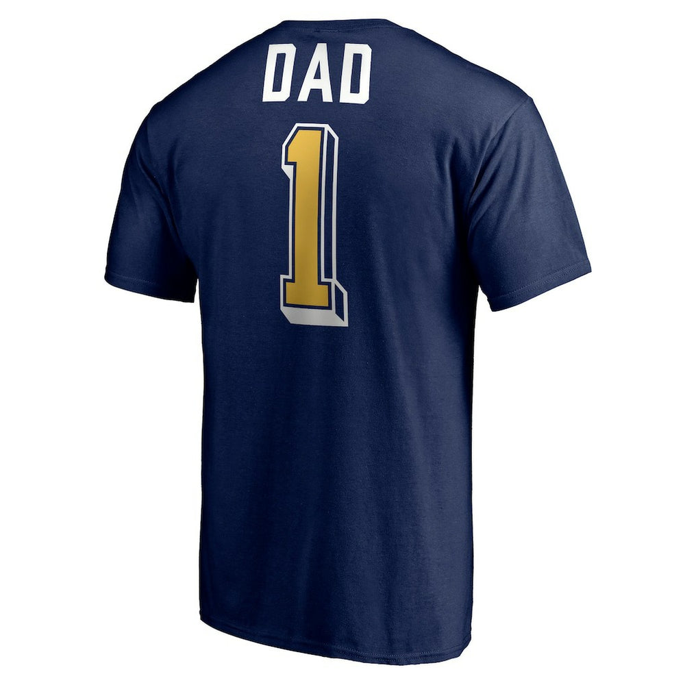 Denver Nuggets Number One Dad T-Shirt Navy