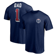 Washington Wizards Number One Dad T-Shirt Navy