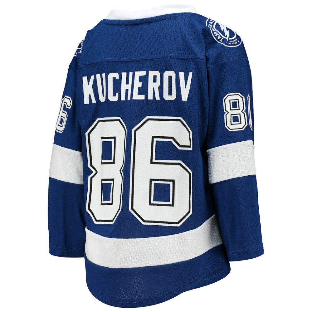 NHL Nikita Kucherov Tampa Bay Lightning Youth Home Replica Player Jersey - Blue