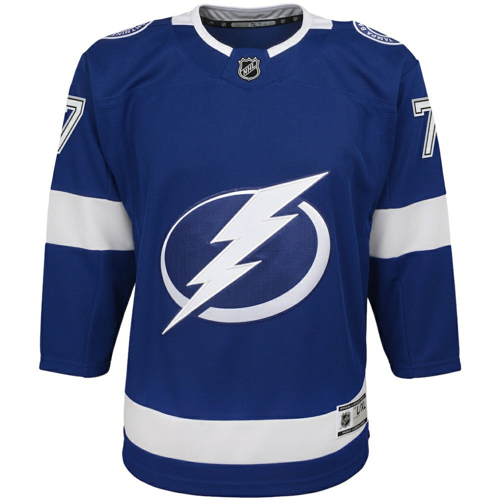 NHL Victor Hedman Tampa Bay Lightning Youth Home Premier Player Jersey - Blue