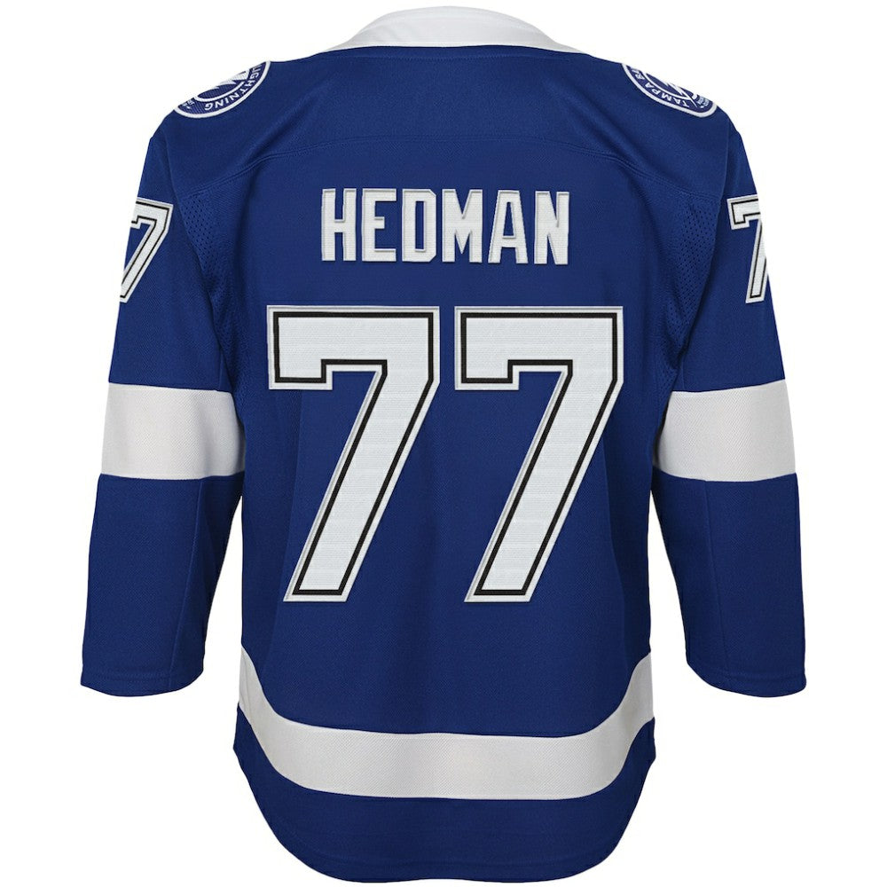 NHL Victor Hedman Tampa Bay Lightning Youth Home Premier Player Jersey - Blue