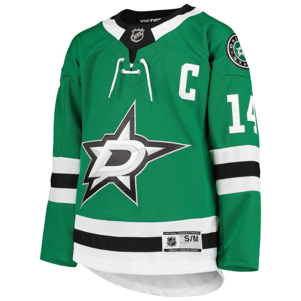 NHL Jamie Benn Dallas Stars Youth Home Premier Player Jersey - Kelly Green
