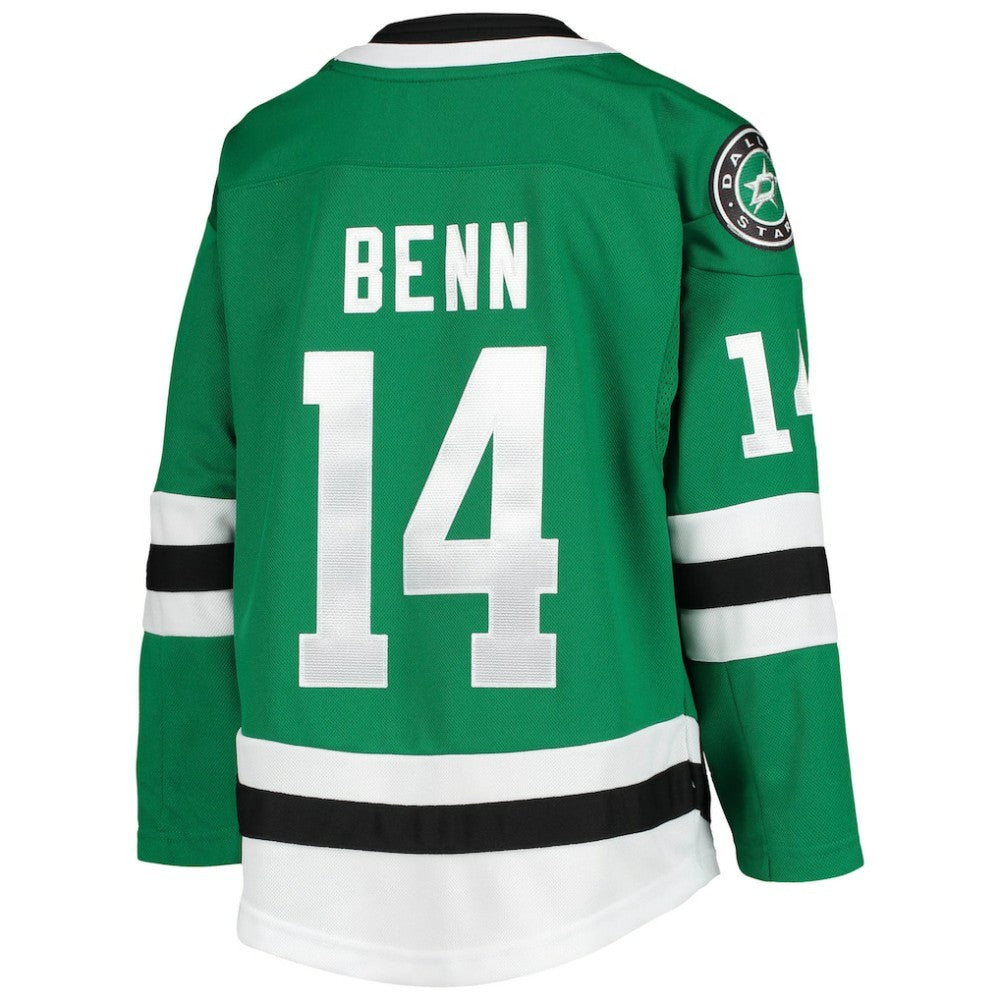NHL Jamie Benn Dallas Stars Youth Home Premier Player Jersey - Kelly Green