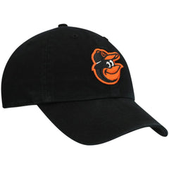 Baltimore Orioles '47 Youth Team Logo Clean Up Adjustable Hat - Black Hats