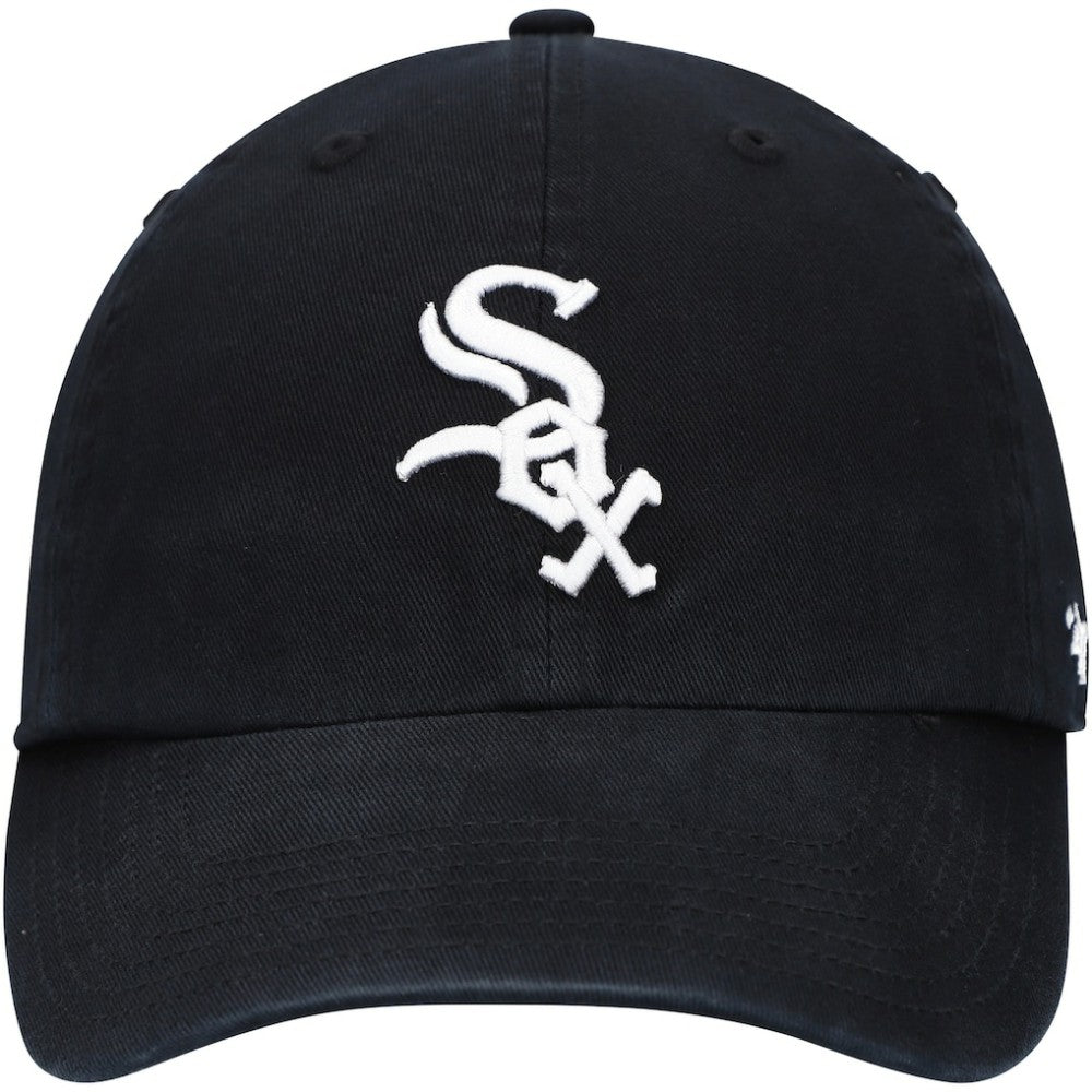 Chicago White Sox '47 Youth Team Logo Clean Up Adjustable Hat - Black Hats