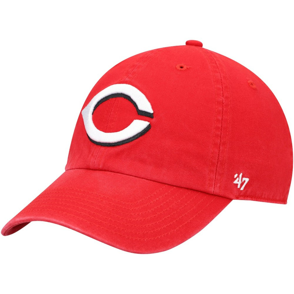 Cincinnati Reds '47 Youth Team Logo Clean Up Adjustable Hat - Red Hats