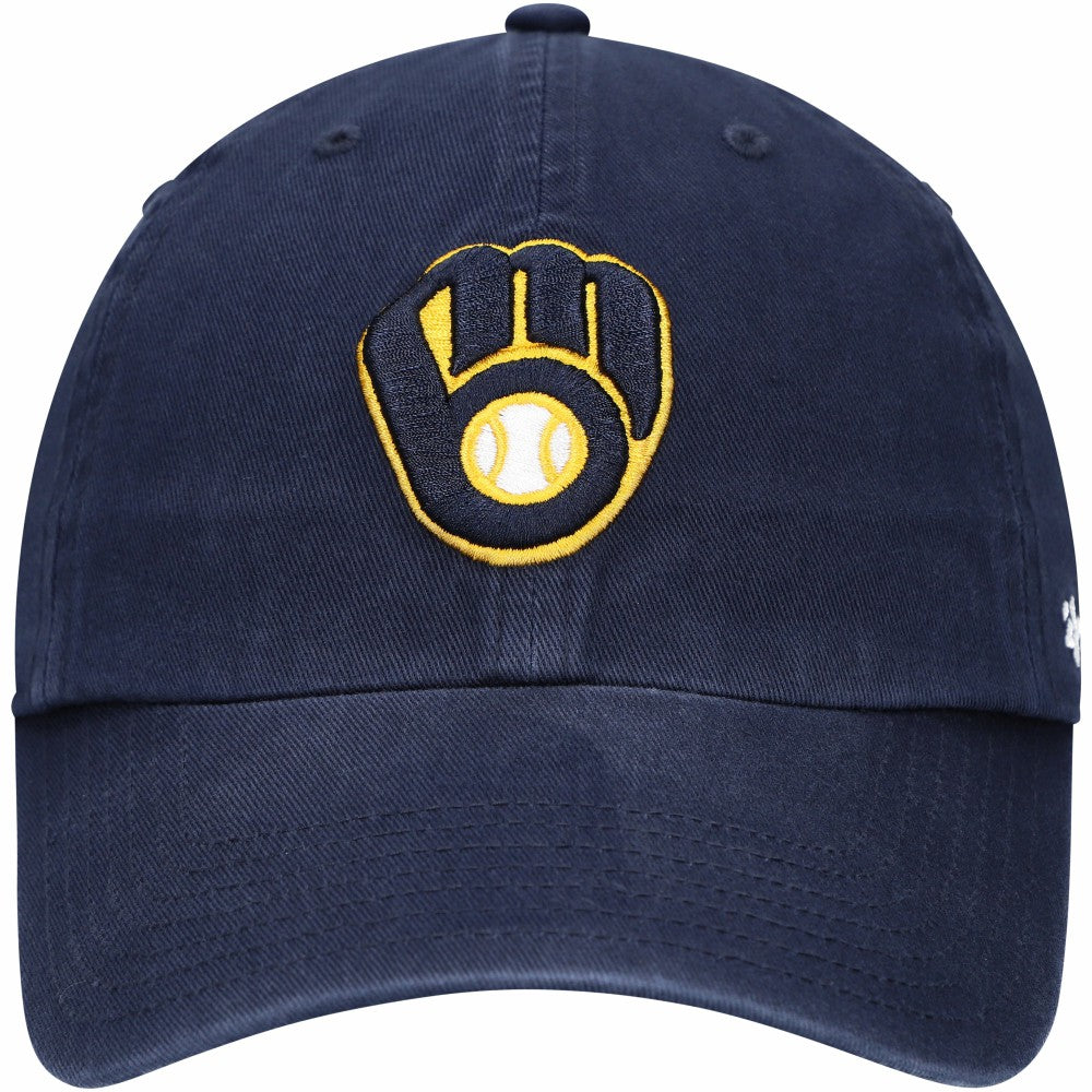 Milwaukee Brewers '47 Youth Team Logo Clean Up Adjustable Hat - Navy Hats