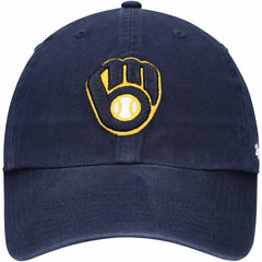 Milwaukee Brewers '47 Youth Team Logo Clean Up Adjustable Hat - Navy Hats