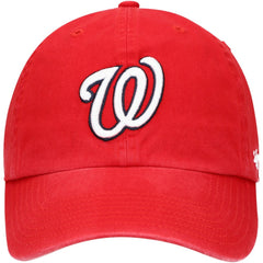 Washington Nationals '47 Youth Team Logo Clean Up Adjustable Hat - Red Hats