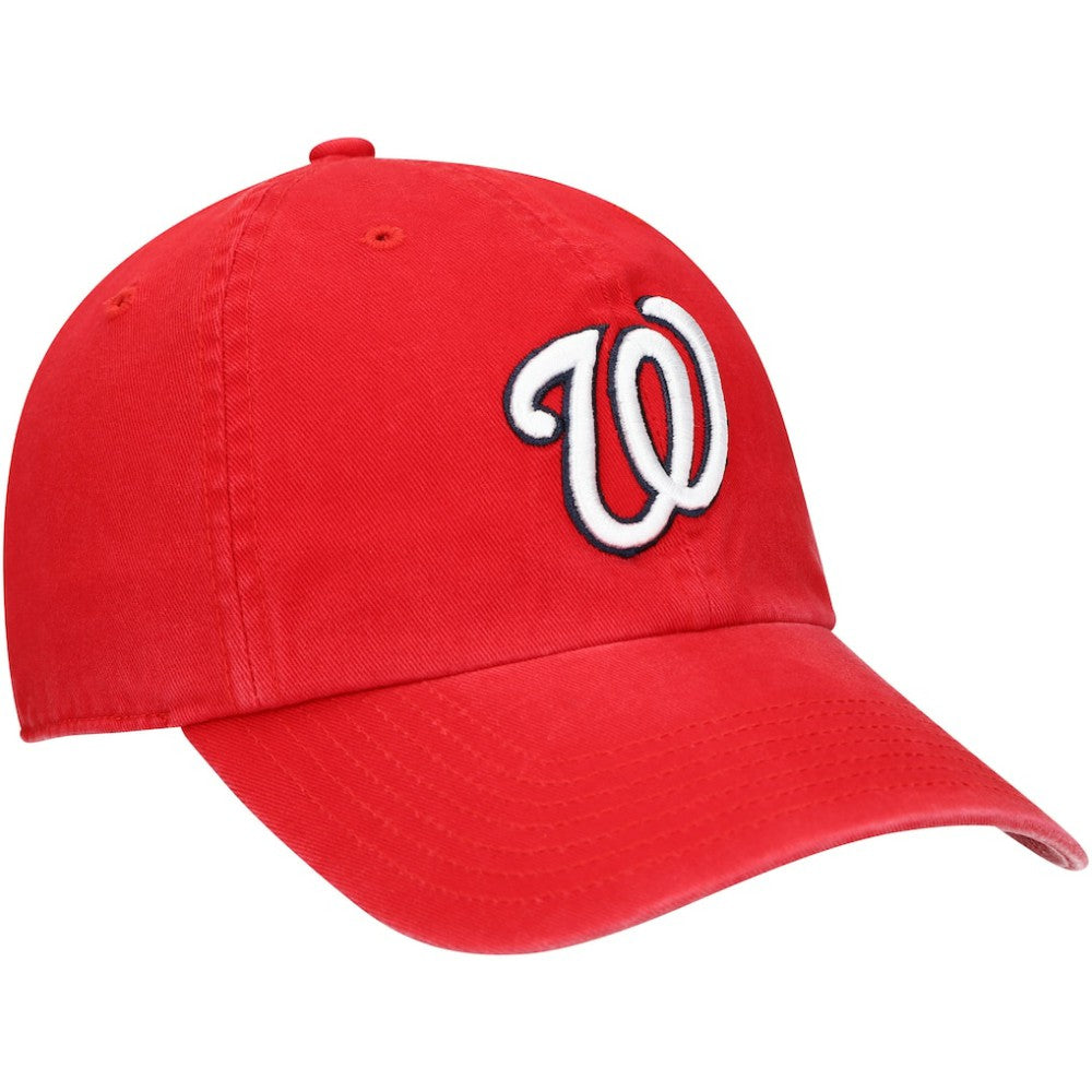 Washington Nationals '47 Youth Team Logo Clean Up Adjustable Hat - Red Hats