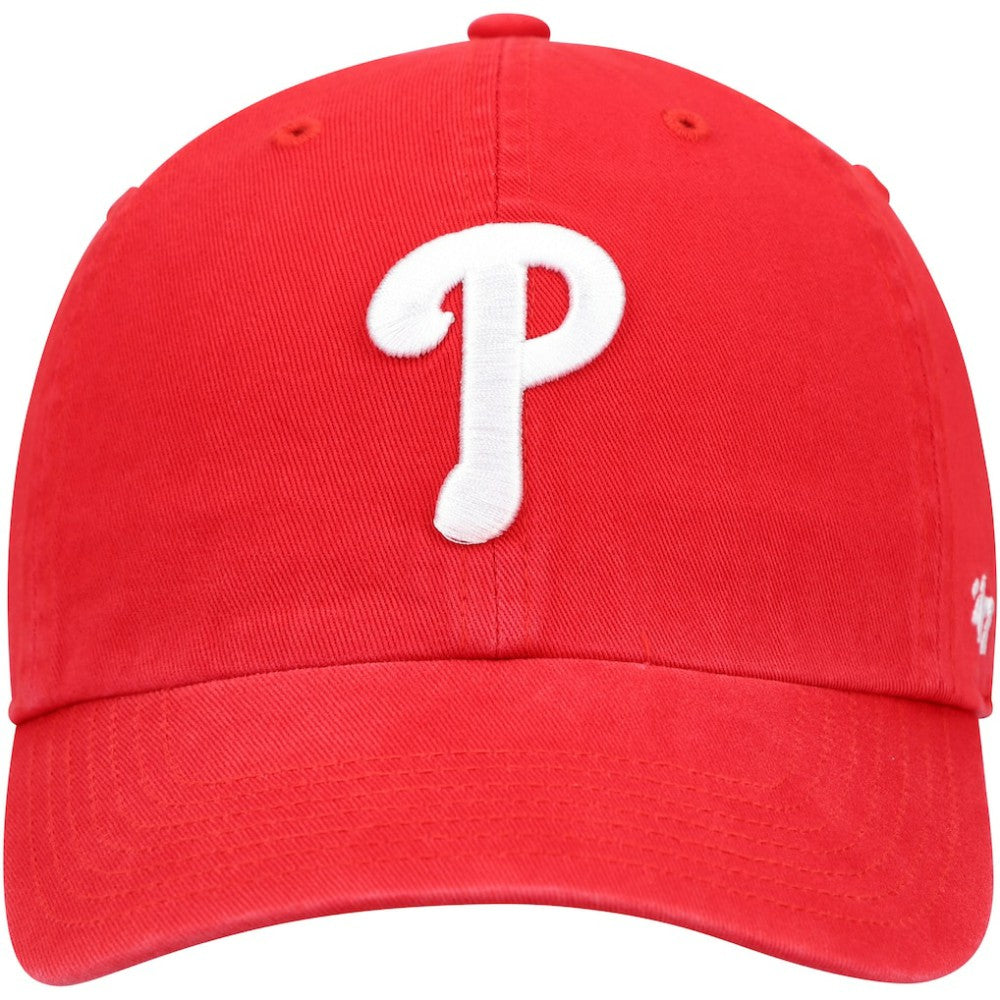 Philadelphia Phillies '47 Youth Team Logo Clean Up Adjustable Hat - Red Hats