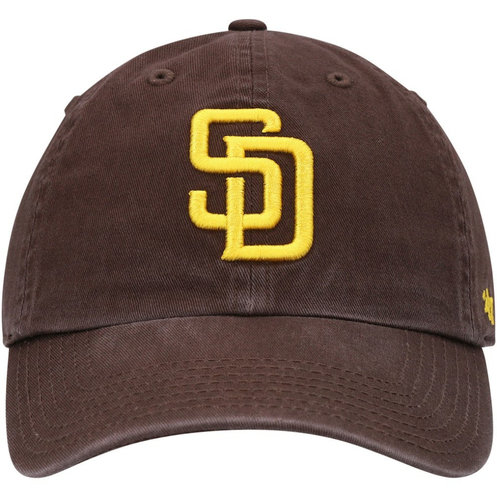 San Diego Padres '47 Youth Team Logo Clean Up Adjustable Hat - Brown Hats