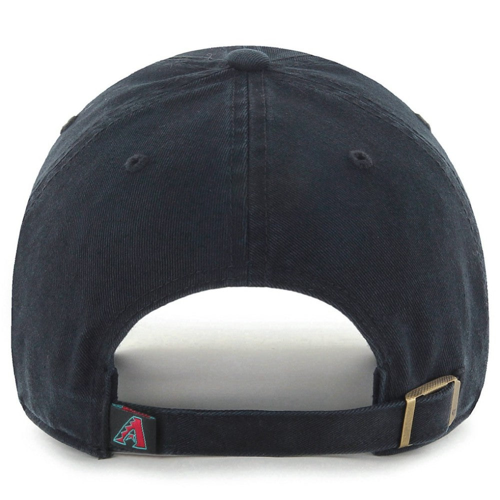 Arizona Diamondbacks '47 Youth Team Logo Clean Up Adjustable Hat - Black Hats