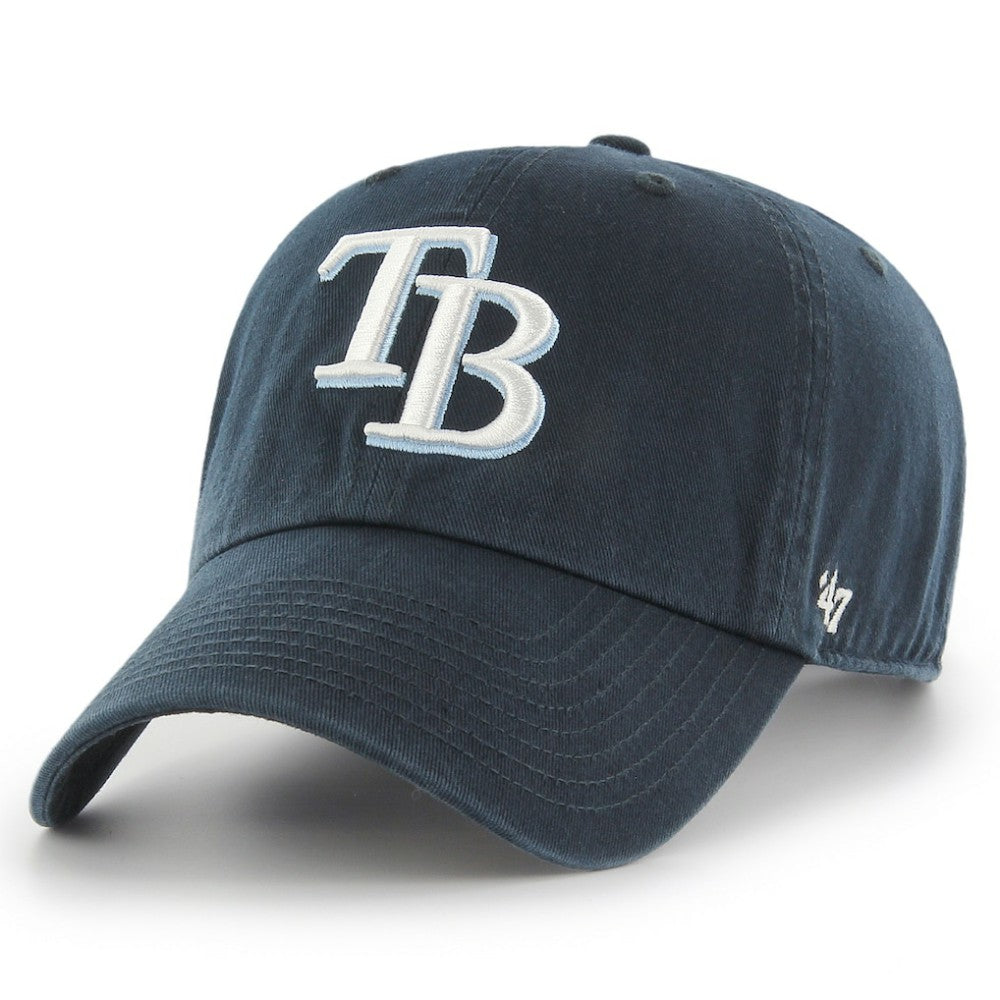 Tampa Bay Rays '47 Youth Team Logo Clean Up Adjustable Hat - Navy Hats
