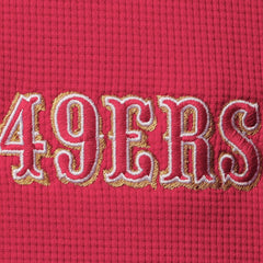 San Francisco 49ers Dunbrooke Logo Maverick Thermal Henley Long Sleeve T-Shirt Scarlet