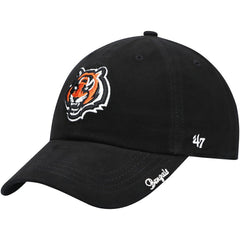 Cincinnati Bengals '47 Women's Miata Clean Up Primary Adjustable Hat Black