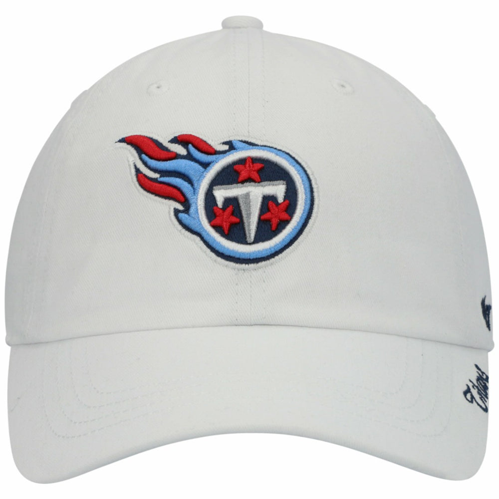 Tennessee Titans '47 Women's Team Miata Clean Up Adjustable Hat White