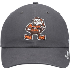 Cleveland Browns '47 Women's Brownie The Elf Miata Clean Up Adjustable Hat Charcoal