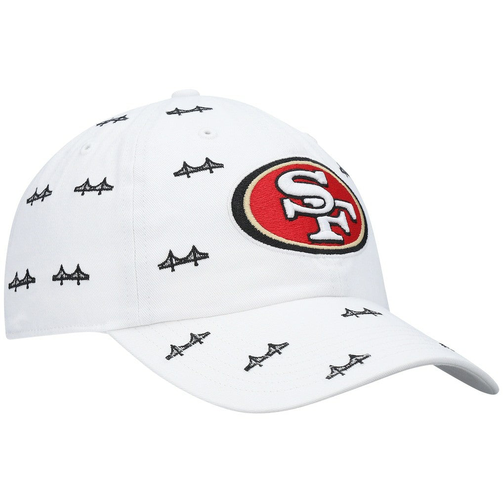 San Francisco 49ers '47 Women's Team Confetti Clean Up Adjustable Hat White